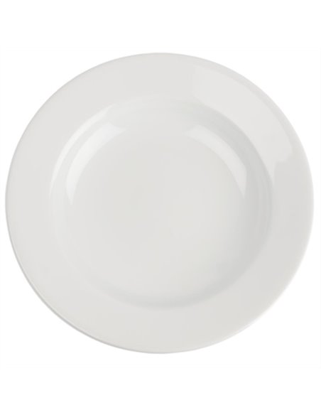 Royal Porcelain Classic White Wide Rim Plates 160mm