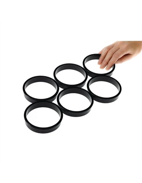 Matfer Exoglass Tart Ring 190mm (Pack of 6)