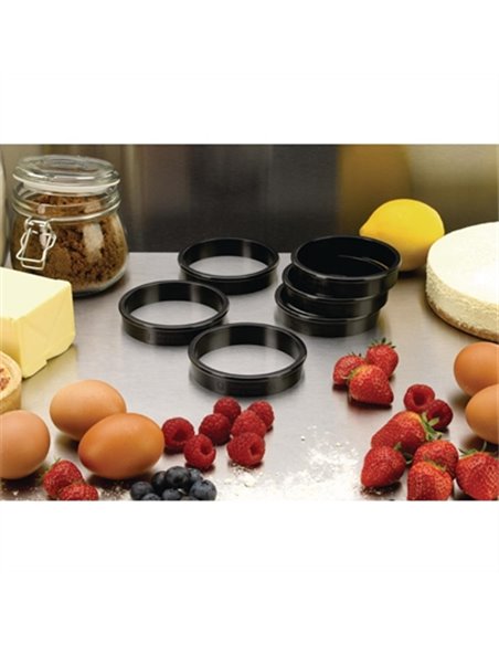 Matfer Exoglass Tart Ring 190mm (Pack of 6)