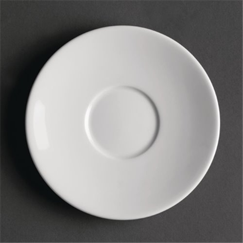 Royal Porcelain Classic White Espresso Cup Saucer 120mm