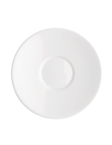 Royal Porcelain Classic White Espresso Cup Saucer 120mm