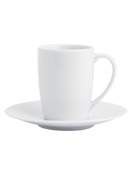 Royal Porcelain Classic White Espresso Cup Saucer 120mm