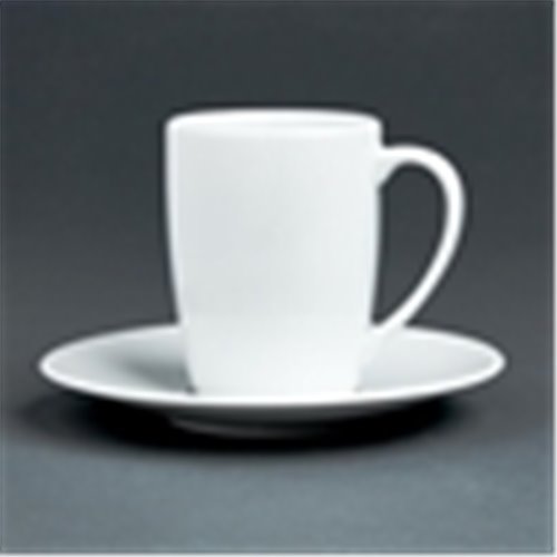 Royal Porcelain Classic White Espresso Cup Saucer 120mm
