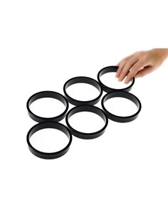 Matfer Exoglass Tart Ring 195 mm (Pack of 6) 2