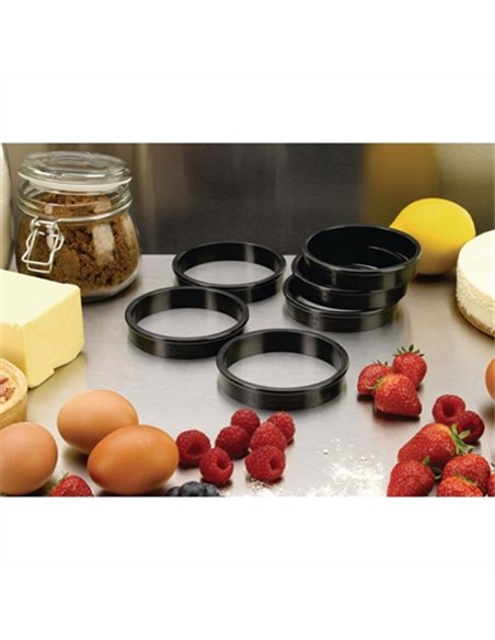 Matfer Exoglass Tart Ring 195 mm (Pack of 6)