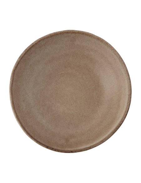 Olympia Build-a-Bowl Earth Flat Bowls 190mm (Pack of 6)