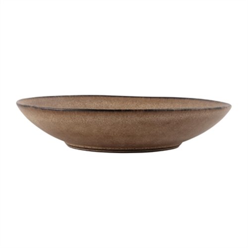 Olympia Build-a-Bowl Earth Flat Bowls 190mm (Pack of 6)