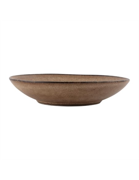 Olympia Build-a-Bowl Earth Flat Bowls 190mm (Pack of 6)