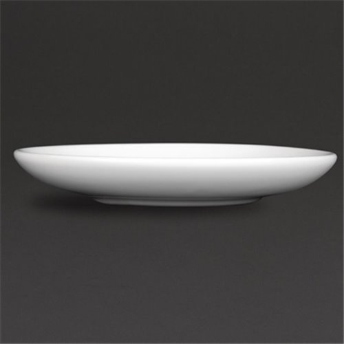 Royal Porcelain Classic White Cappuccino Saucers 150mm