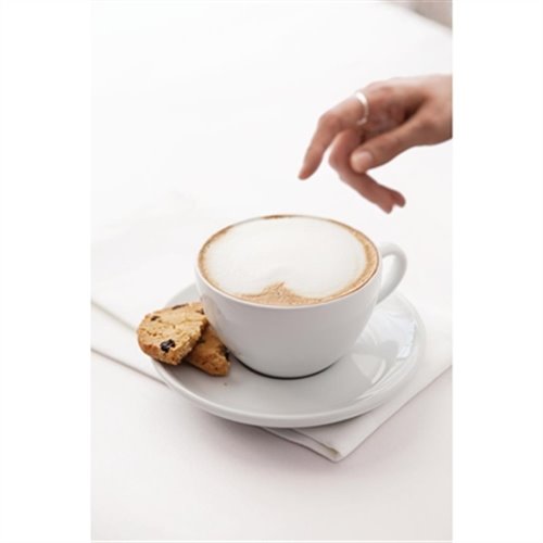 Royal Porcelain Classic White Cappuccino Saucers 150mm