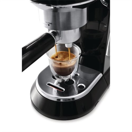 Delonghi Dedica Pump Espresso Coffee Maker with Milk Frother Black EC685BK Delonghi Dedica Pump Espresso Coffee Maker with Milk Frother Black EC685BK