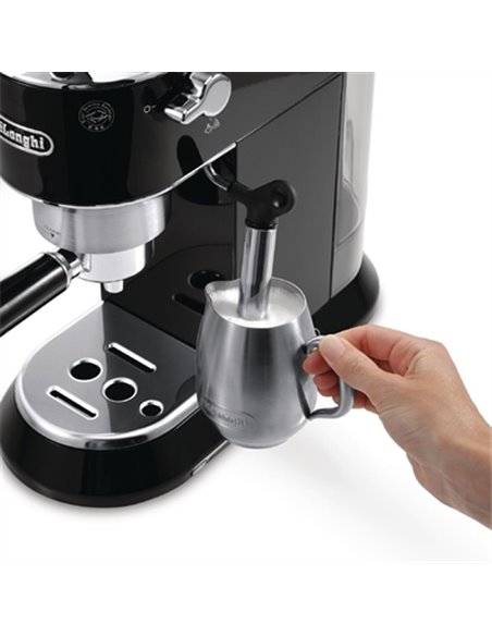 Delonghi Dedica Pump Espresso Coffee Maker with Milk Frother Black EC685BK Delonghi Dedica Pump Espresso Coffee Maker with Milk Frother Black EC685BK