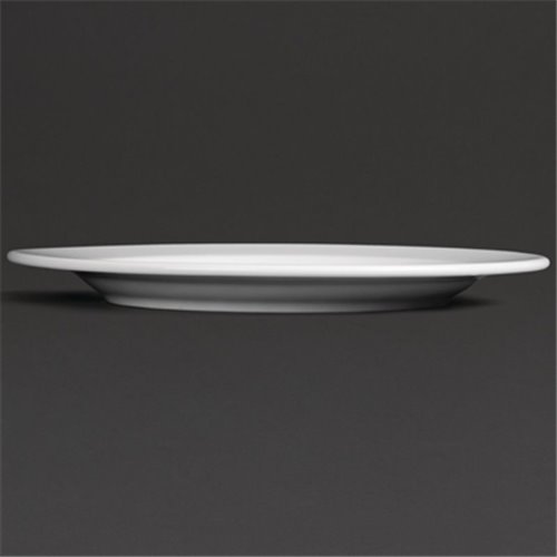 Royal Porcelain Classic White Wide Rim Plates 260mm
