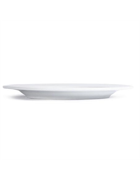 Royal Porcelain Classic White Wide Rim Plates 260mm