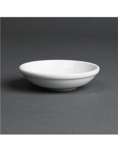 Royal Porcelain Classic Oriental Sauce Dishes in White 230mm Pack of 48 