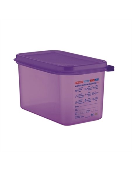 Araven Polypropylene 14 Gastronorm Food Storage Container Purple 43L
