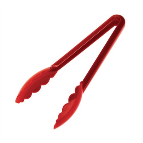 Matfer Exoglass Tongs Red 9"