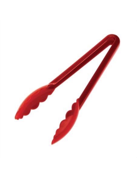 Matfer Exoglass Tongs Red 9"