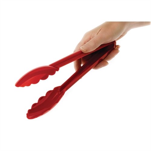Matfer Exoglass Tongs Red 9"