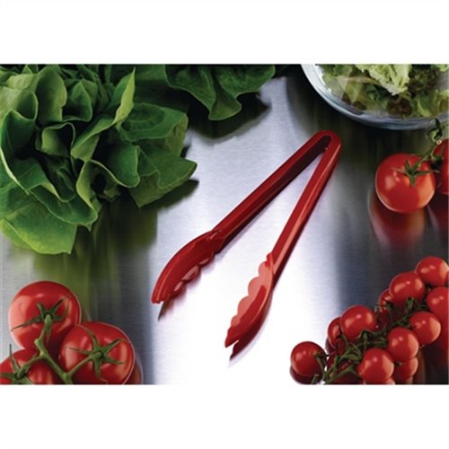 Matfer Exoglass Tongs Red 9"