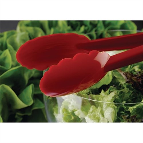Matfer Exoglass Tongs Red 9"