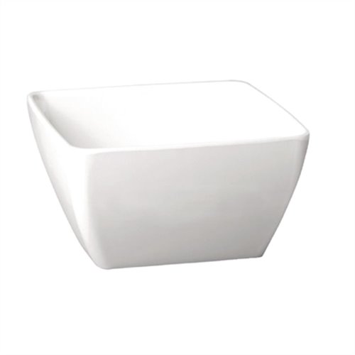 APS Pure Melamine White Square Bowl 250mm