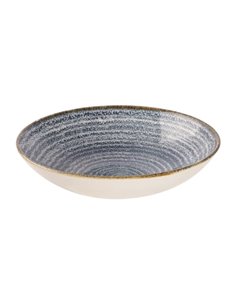 Churchill Studio Prints Homespun Coupe Bowls Slate Blue 182mm