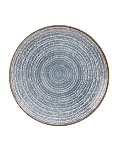 Churchill Studio Prints Homespun Coupe Plates Slate Blue 260mm