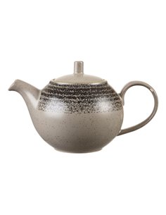 Churchill Studio Prints Homespun Charcoal Black Teapot 426ml