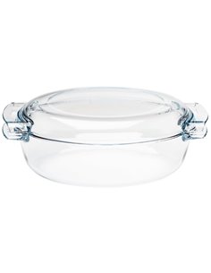 Pyrex Oval Glass Casserole Dish 4.5Ltr