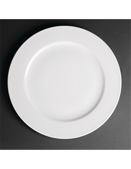 Royal Porcelain Classic White Wide Rim Plates 310mm