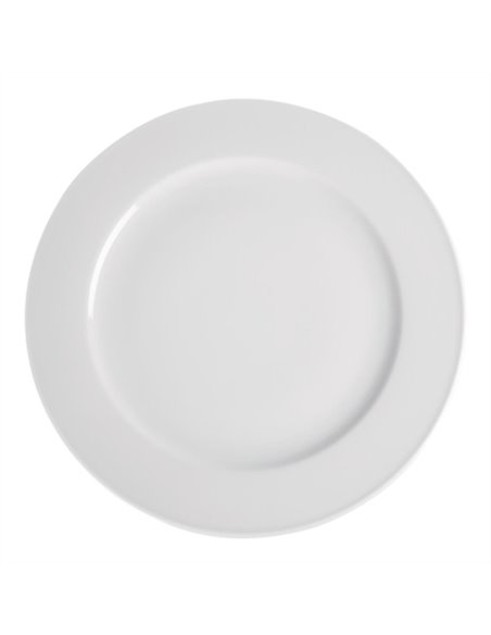 Royal Porcelain Classic White Wide Rim Plates 310mm