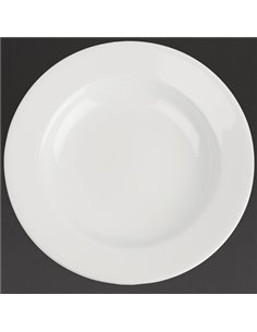 Royal Porcelain Classic White Wide Rim Plates 280mm