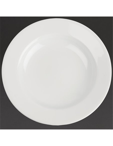 Royal Porcelain Classic White Wide Rim Plates 280mm