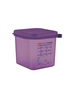 Araven Polypropylene 16 Gastronorm Food Container Purple 26L