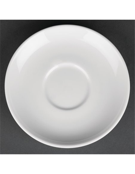 Royal Porcelain Classic White Espresso Cups Saucer 125mm