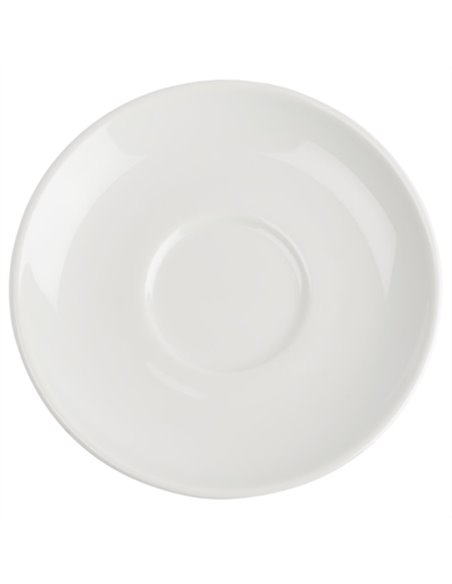 Royal Porcelain Classic White Espresso Cups Saucer 125mm