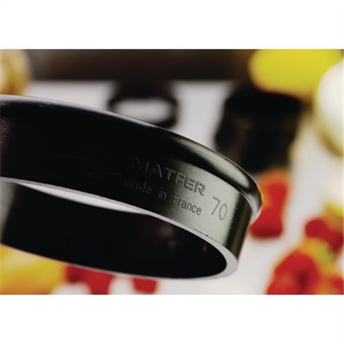 Matfer Exoglass Tart Ring 78(W) x 1.57mm (Pack of 6)