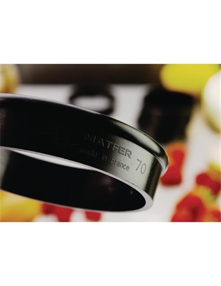 Matfer Exoglass Tart Ring 78(W) x 1.57mm (Pack of 6)