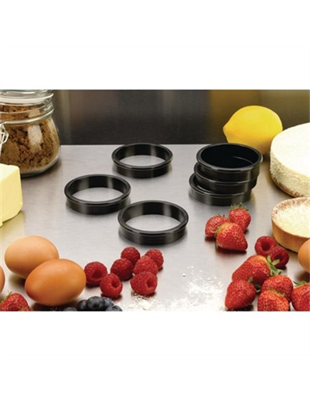 Matfer Exoglass Tart Ring 78(W) x 1.57mm (Pack of 6)