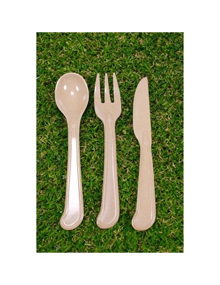 Reusable Rice Husk Cutlery Set