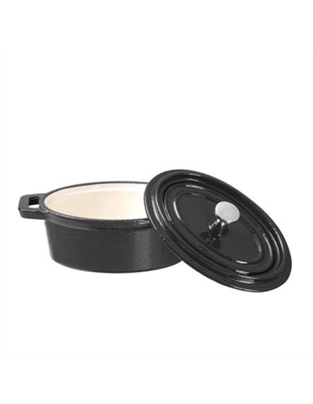 Cast Iron Oval Mini Pot
