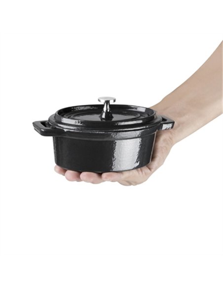 Cast Iron Oval Mini Pot