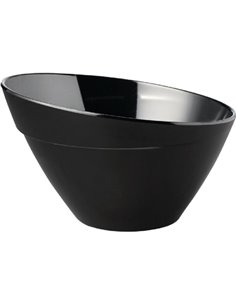 APS Balance Melamine Bowl Black 300mm