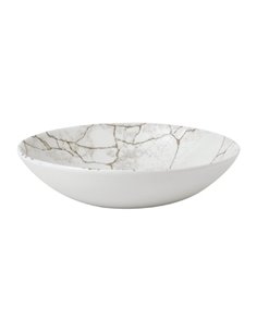 Studio Prints Kintsugi Agate Grey Coupe Bowl 15oz (Box 12)