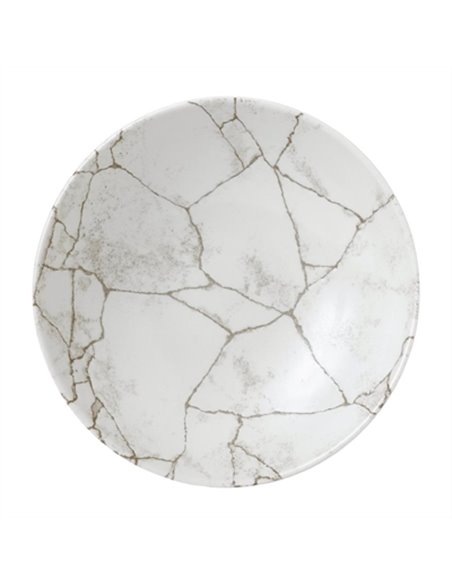 Studio Prints Kintsugi Agate Grey Coupe Bowl 15oz (Box 12)