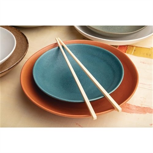 Olympia Build-a-Bowl Blue Flat Bowls 190mm (Pack of 6)