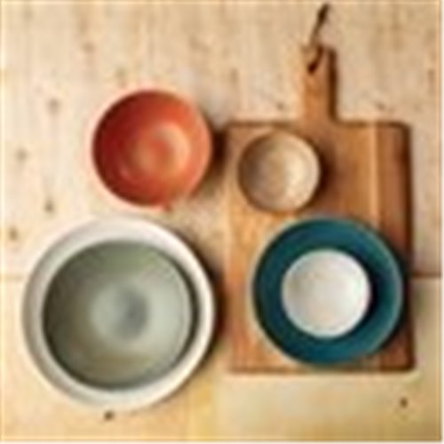 Olympia Build-a-Bowl Blue Flat Bowls 190mm (Pack of 6)