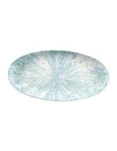 Churchill Studio Prints Stone Chefs Plates Aquamarine 347 x 173mm (Pack of 6)