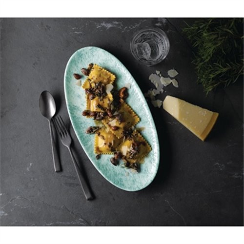 Churchill Studio Prints Stone Chefs Plates Aquamarine 347 x 173mm (Pack of 6)